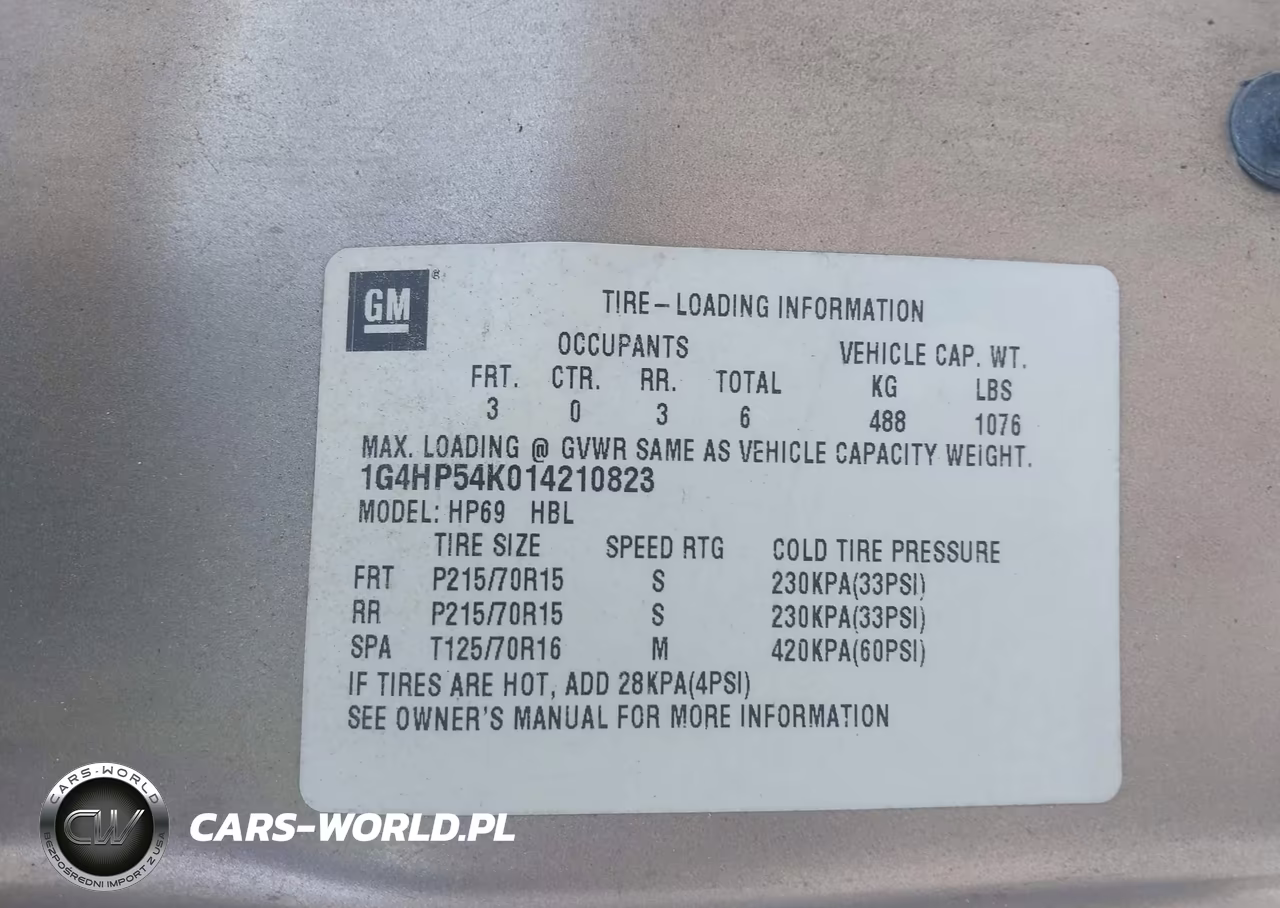 2001 Buick Lesabre Custom VIN:1G4HP54K014210823 - 9