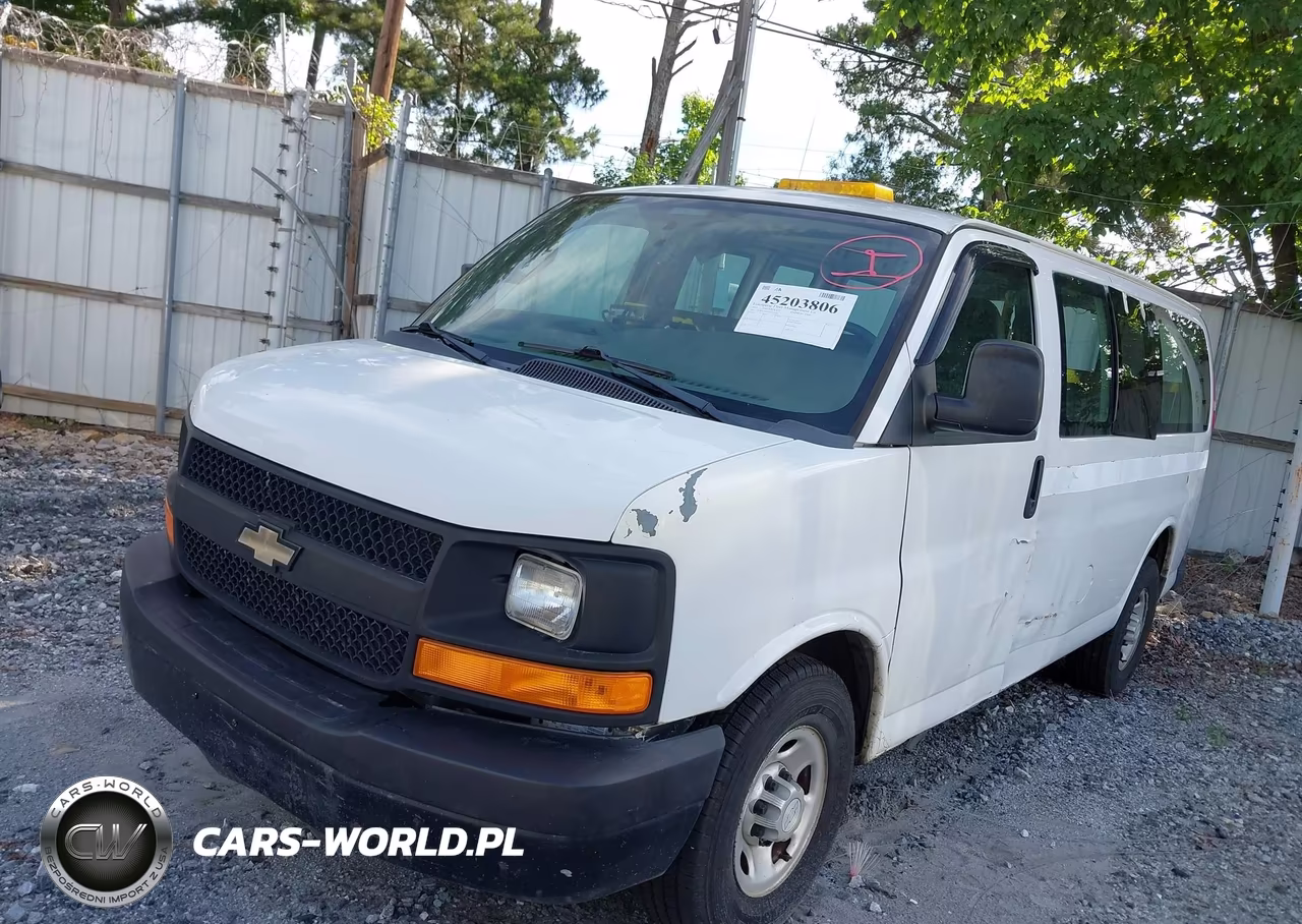 2016 Chevrolet Express 2500 Work Van VIN:1GCWGABF0G1138123 - 2
