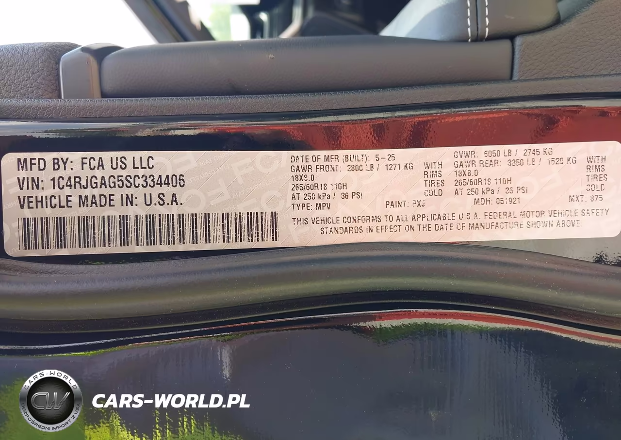 2025 Jeep Grand Cherokee Laredo X 4X2 VIN:1C4RJGAG5SC334406 - 9