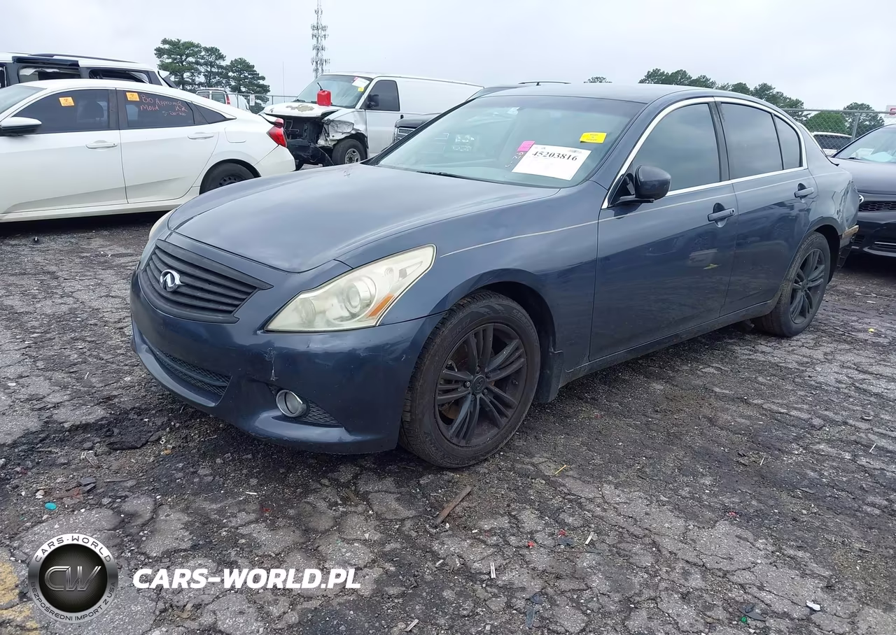 2011 Infiniti G25 Journey VIN:JN1DV6AP2BM602690 - 2