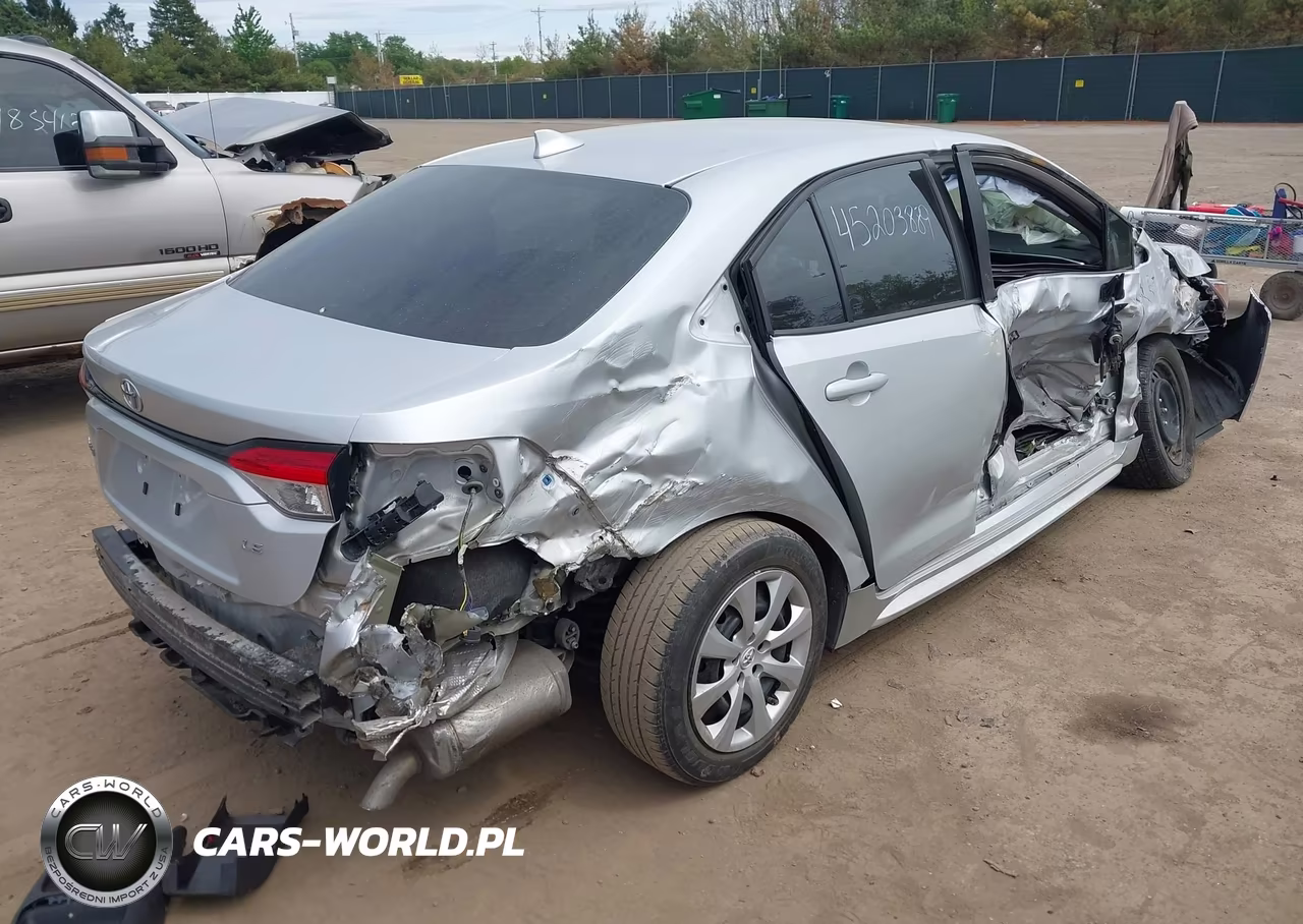 2022 Toyota Corolla Le VIN:5YFEPMAE1NP302199 - 4