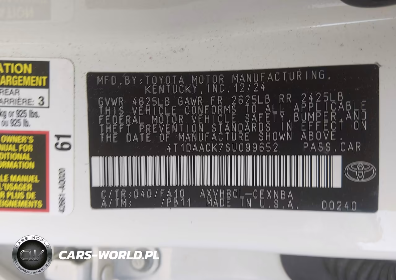 2025 Toyota Camry Le VIN:4T1DAACK7SU099652 - 9