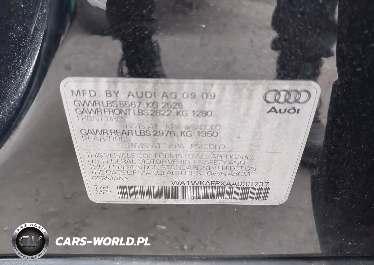 2010 Audi Q5 3.2 Premium VIN:WA1WKAFPXAA033737 - 9