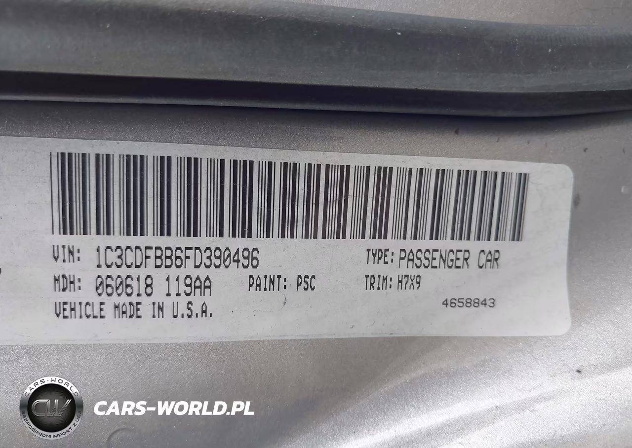 2015 Dodge Dart Sxt VIN:1C3CDFBB6FD390496 - 9