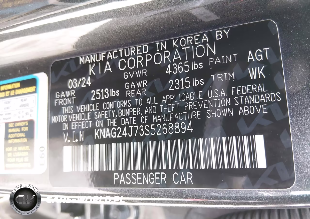 2025 Kia K5 Lxs VIN:KNAG24J73S5268894 - 9