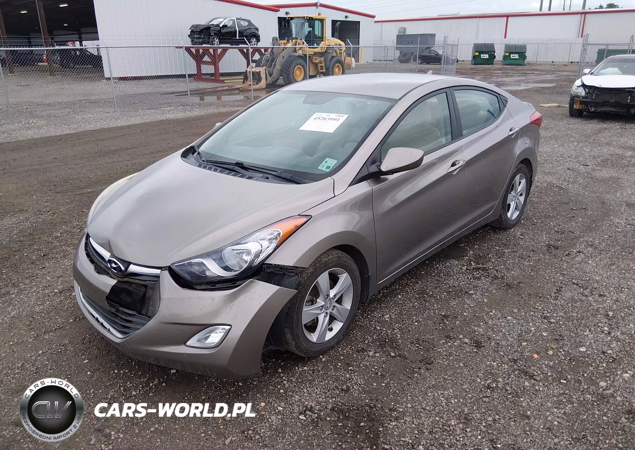 2013 Hyundai Elantra Gls VIN:5NPDH4AE4DH240284 - 2