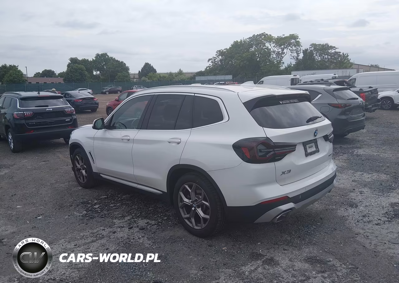 2022 BMW X3 xDrive30I VIN:5UX53DP02N9N21992 - 3