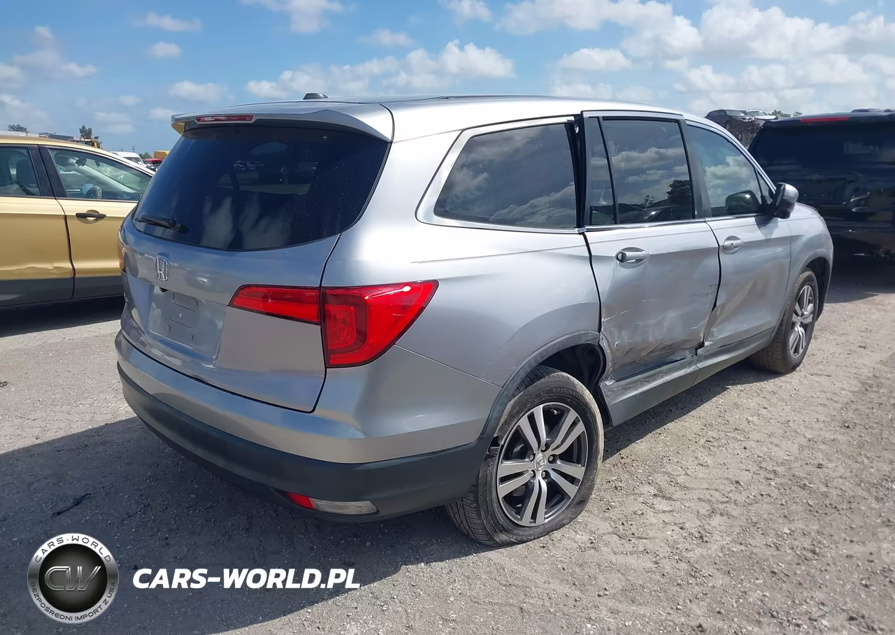 2017 Honda Pilot Ex-L VIN:5FNYF5H52HB024330 - 4