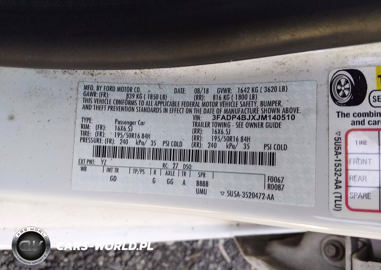 2018 Ford Fiesta Se VIN:3FADP4BJXJM140510 - 9