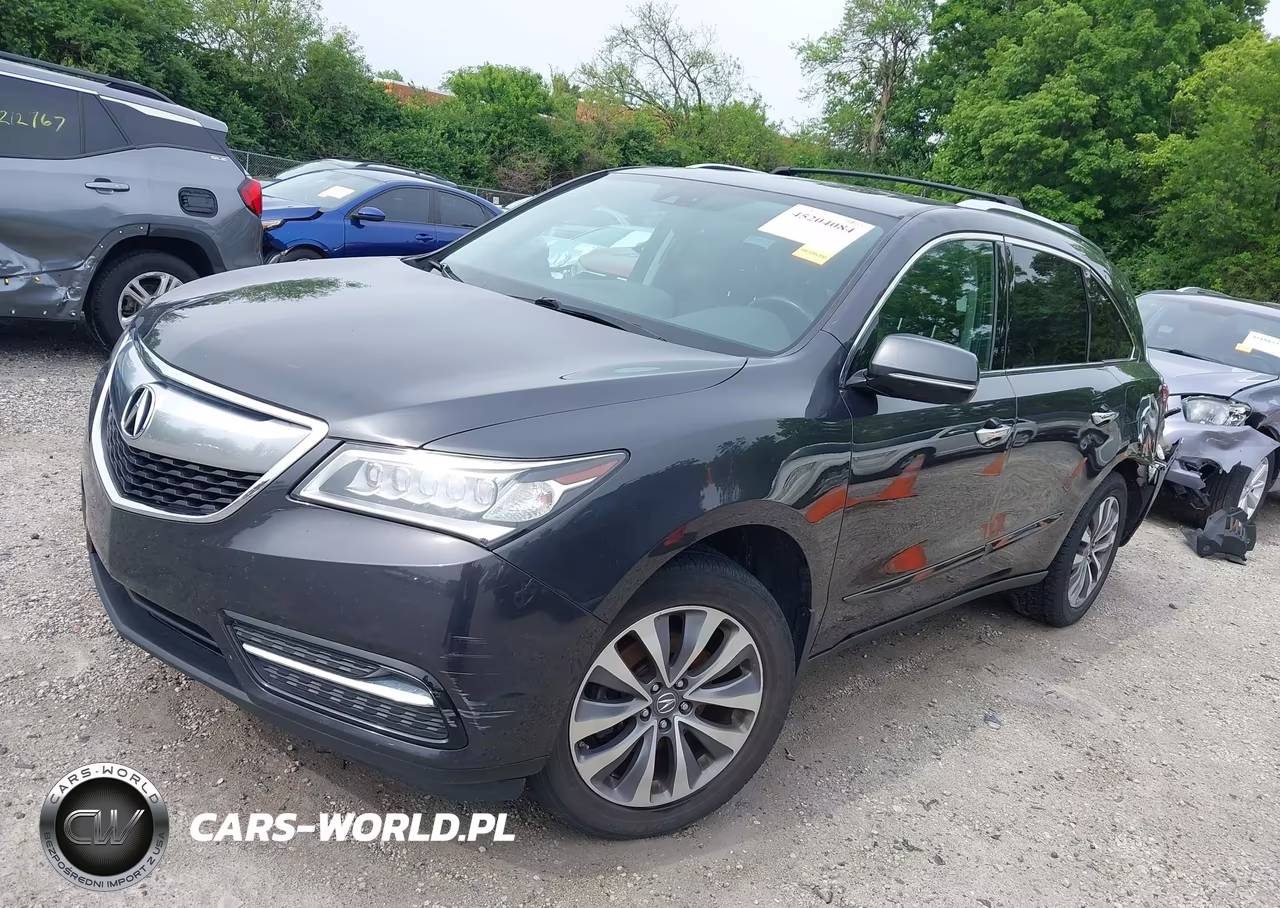 2014 Acura Mdx Technology Package VIN:5FRYD4H45EB011993 - 2