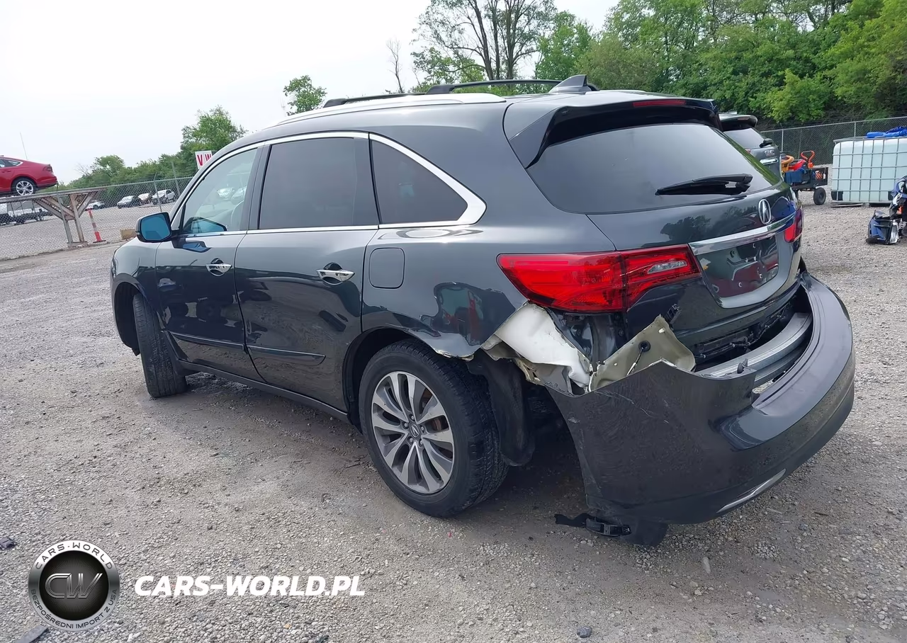 2014 Acura Mdx Technology Package VIN:5FRYD4H45EB011993 - 3