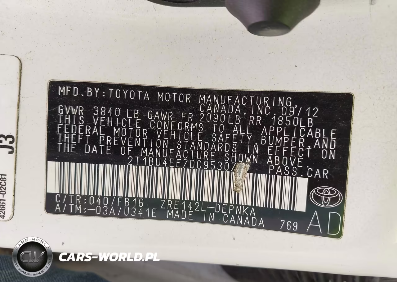 2013 Toyota Corolla Le VIN:2T1BU4EE7DC953079 - 9