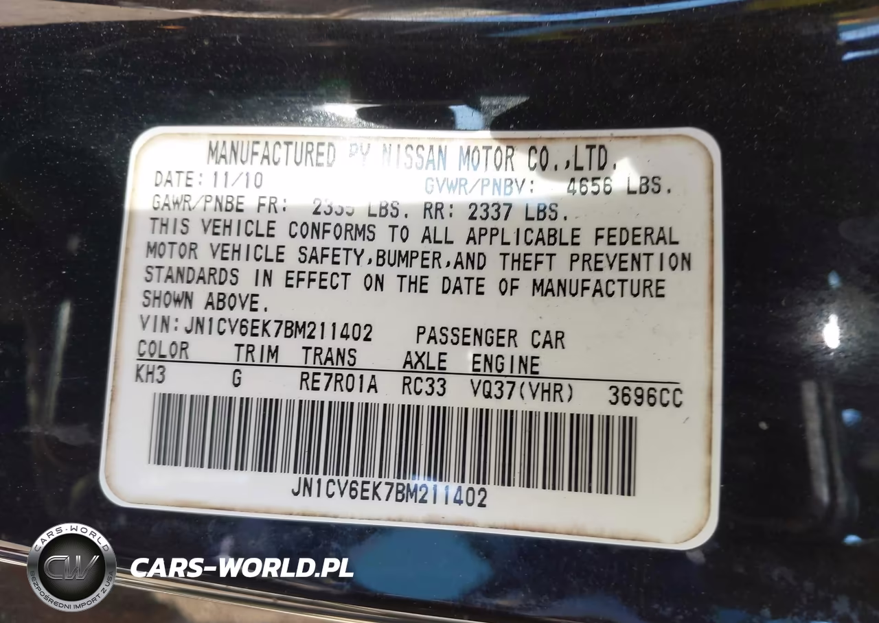 2011 Infiniti G37 Journey VIN:JN1CV6EK7BM211402 - 9