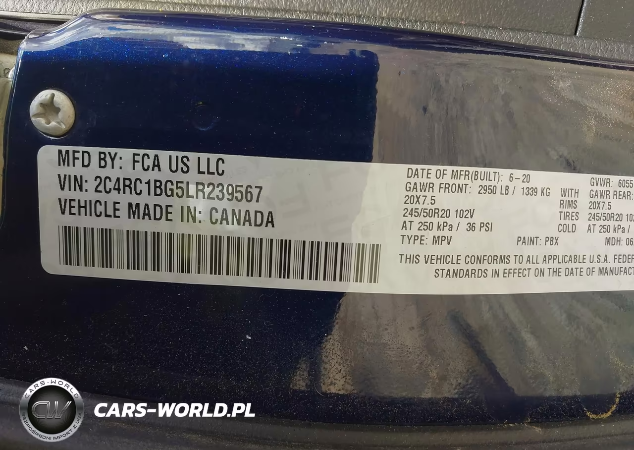 2020 Chrysler Pacifica Touring L VIN:2C4RC1BG5LR239567 - 9