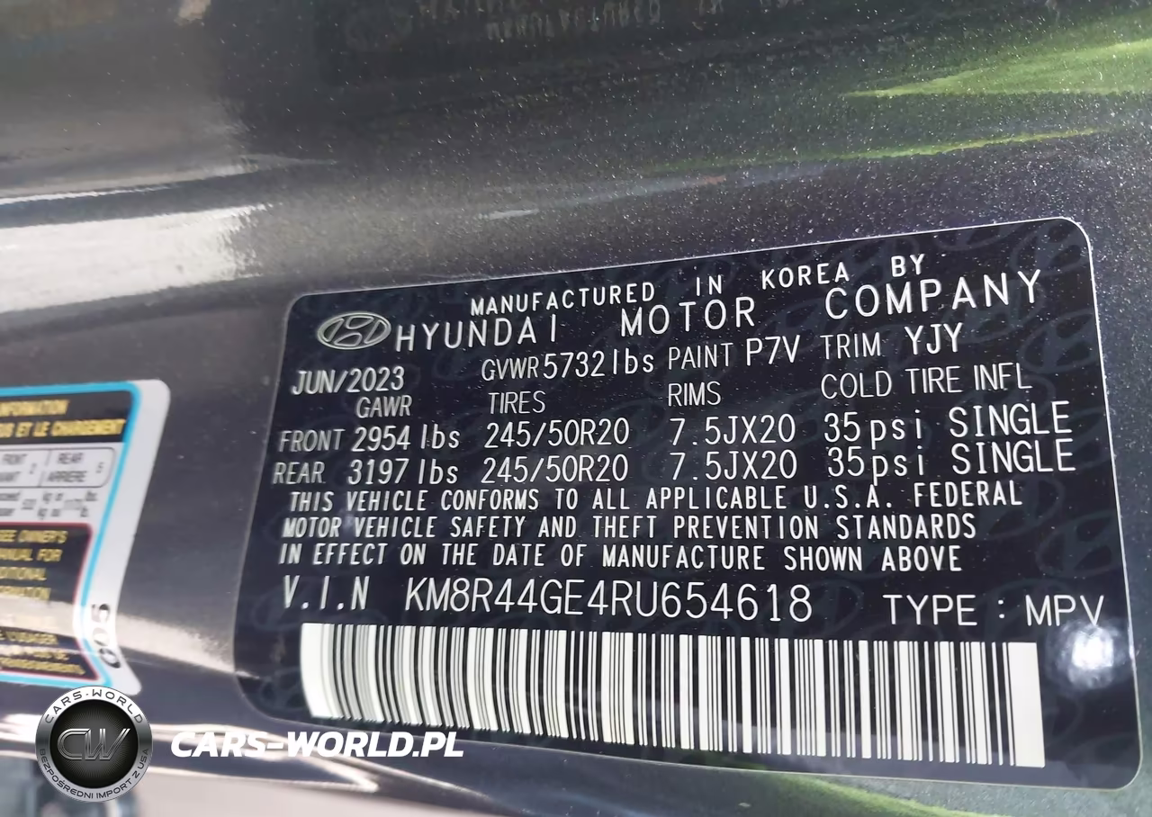 2024 Hyundai Palisade Sel VIN:KM8R44GE4RU654618 - 9