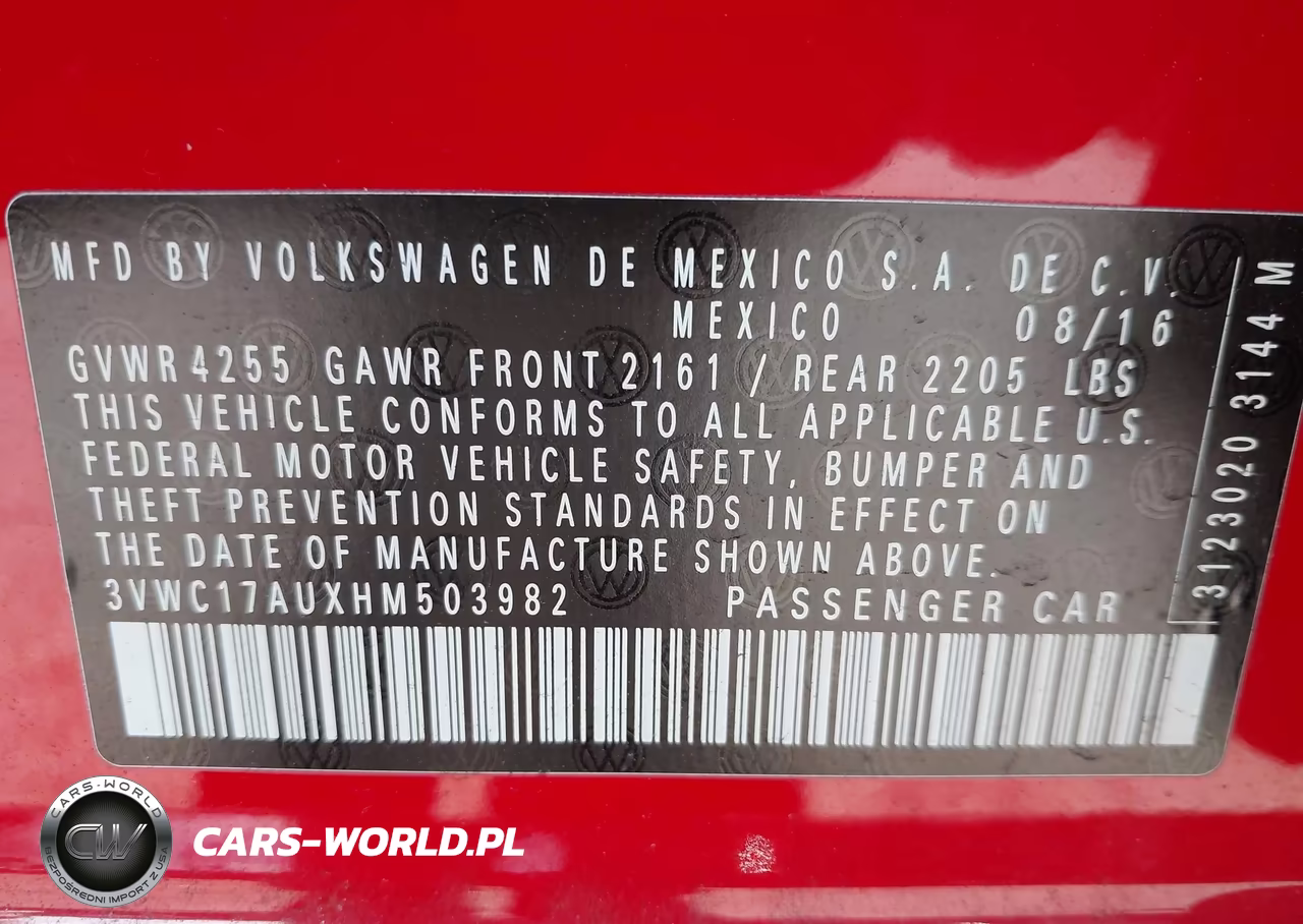 2017 Volkswagen Golf Sportwagen Tsi Se VIN:3VWC17AUXHM503982 - 9