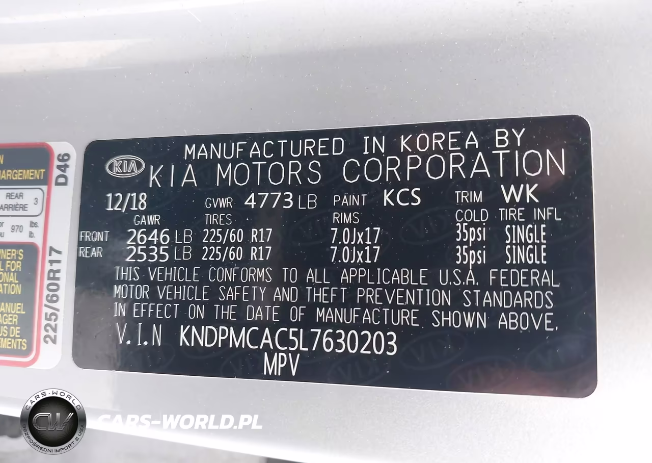 2020 Kia Sportage Lx VIN:KNDPMCAC5L7630203 - 9