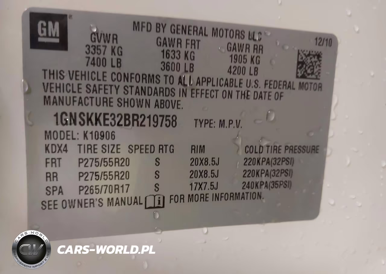 2011 Chevrolet Suburban 1500 Ltz VIN:1GNSKKE32BR219758 - 9