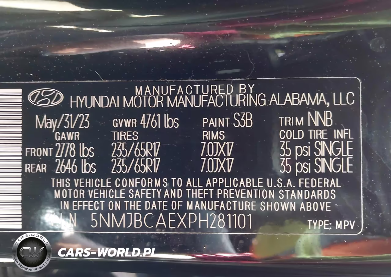 2023 Hyundai Tucson Sel VIN:5NMJBCAEXPH281101 - 9
