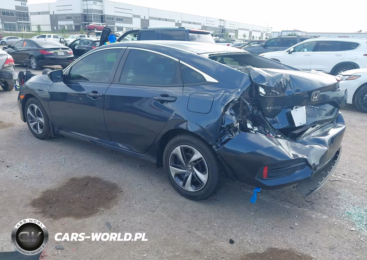 2020 Honda Civic Lx VIN:19XFC2F69LE006755 - 3