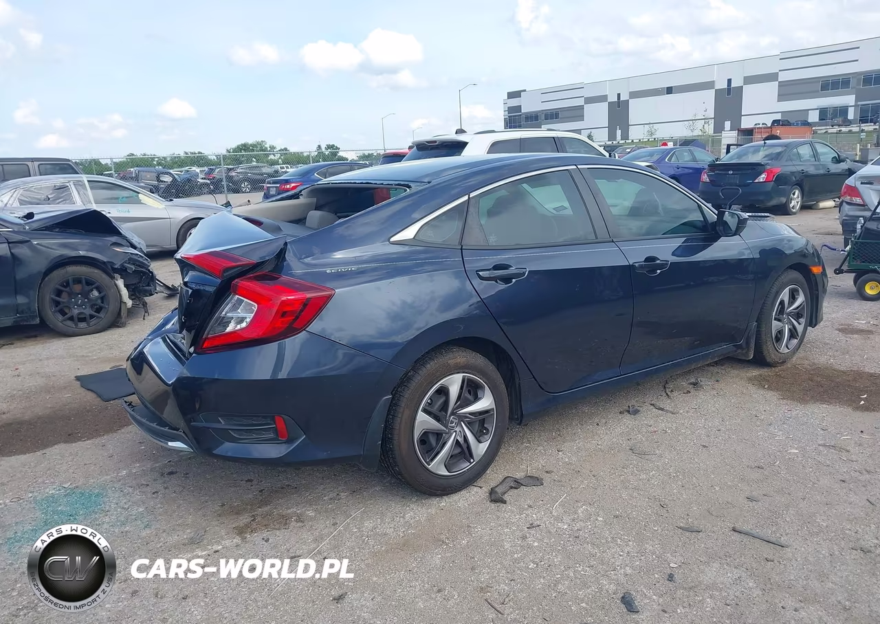 2020 Honda Civic Lx VIN:19XFC2F69LE006755 - 4