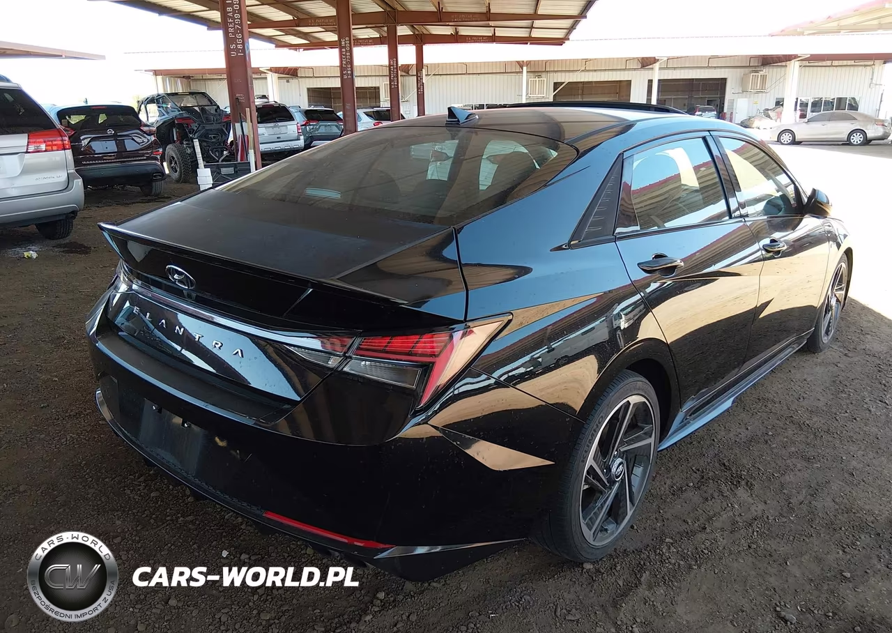 2021 Hyundai Elantra N Line VIN:KMHLR4AF7MU199443 - 19