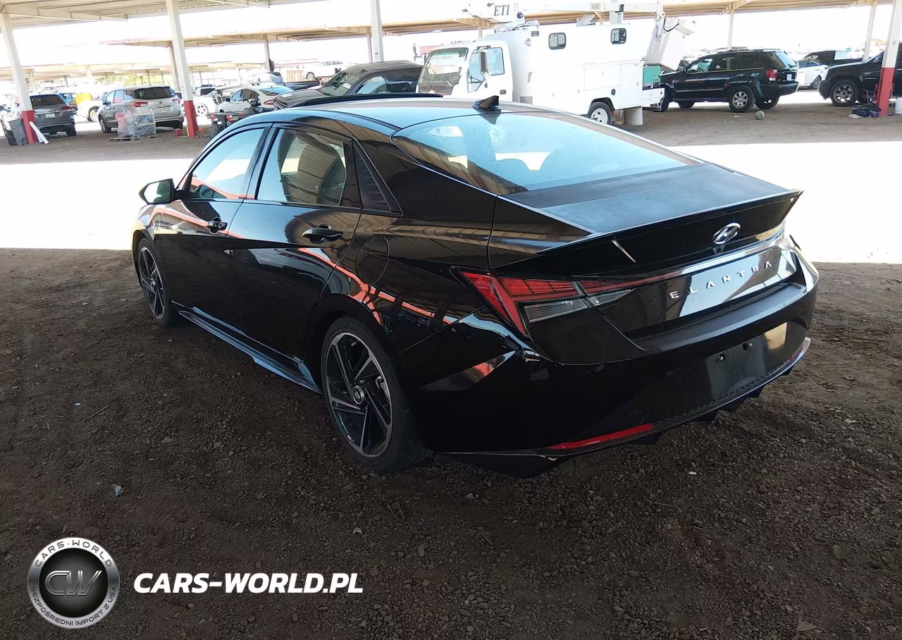 2021 Hyundai Elantra N Line VIN:KMHLR4AF7MU199443 - 3