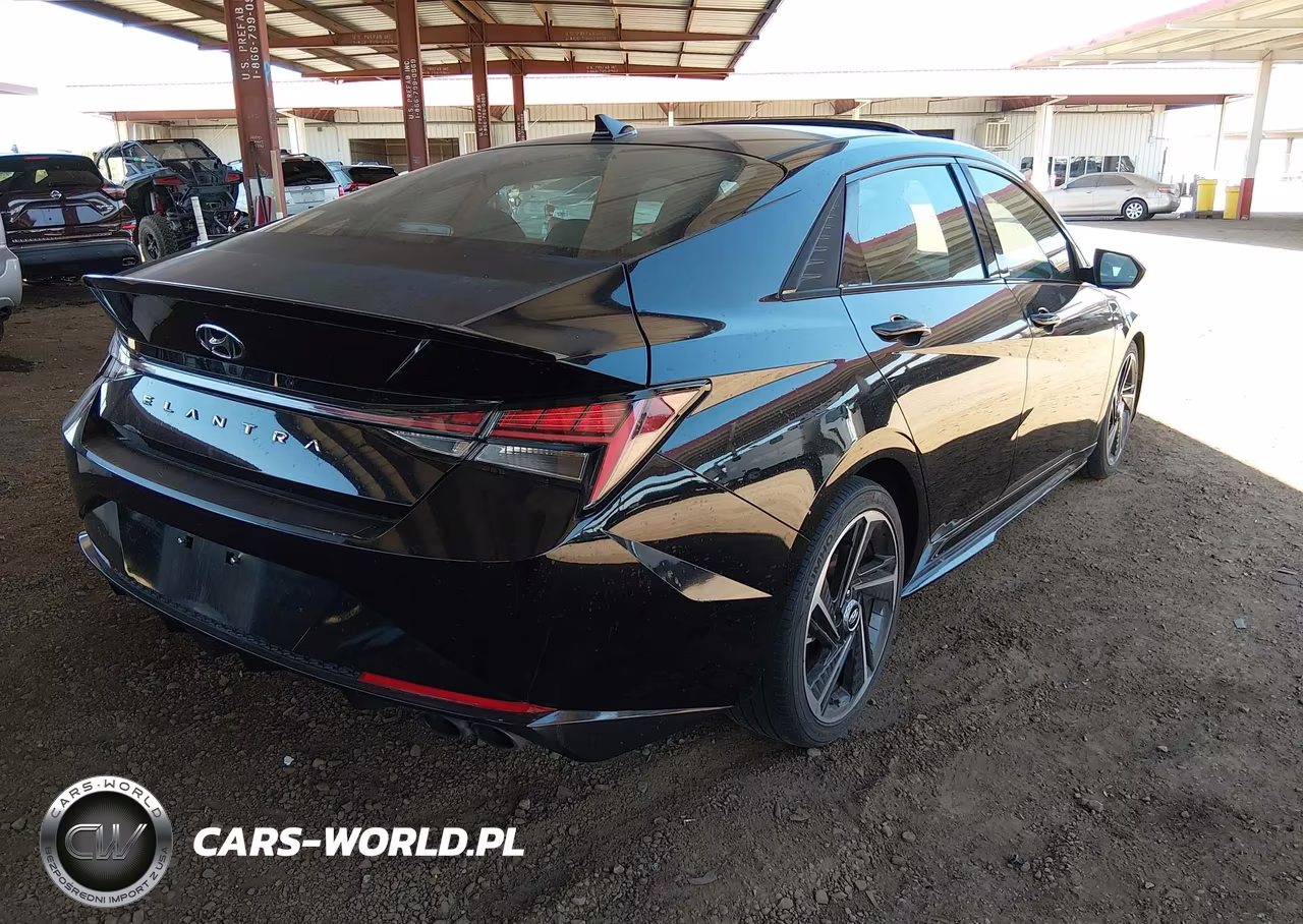 2021 Hyundai Elantra N Line VIN:KMHLR4AF7MU199443 - 4