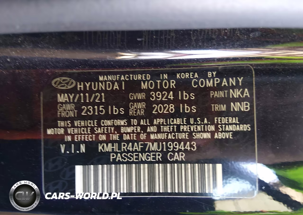 2021 Hyundai Elantra N Line VIN:KMHLR4AF7MU199443 - 9