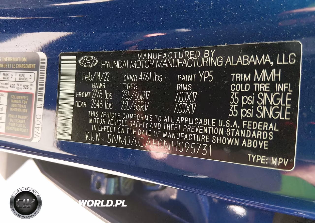 2022 Hyundai Tucson Se VIN:5NMJACAE0NH095731 - 9
