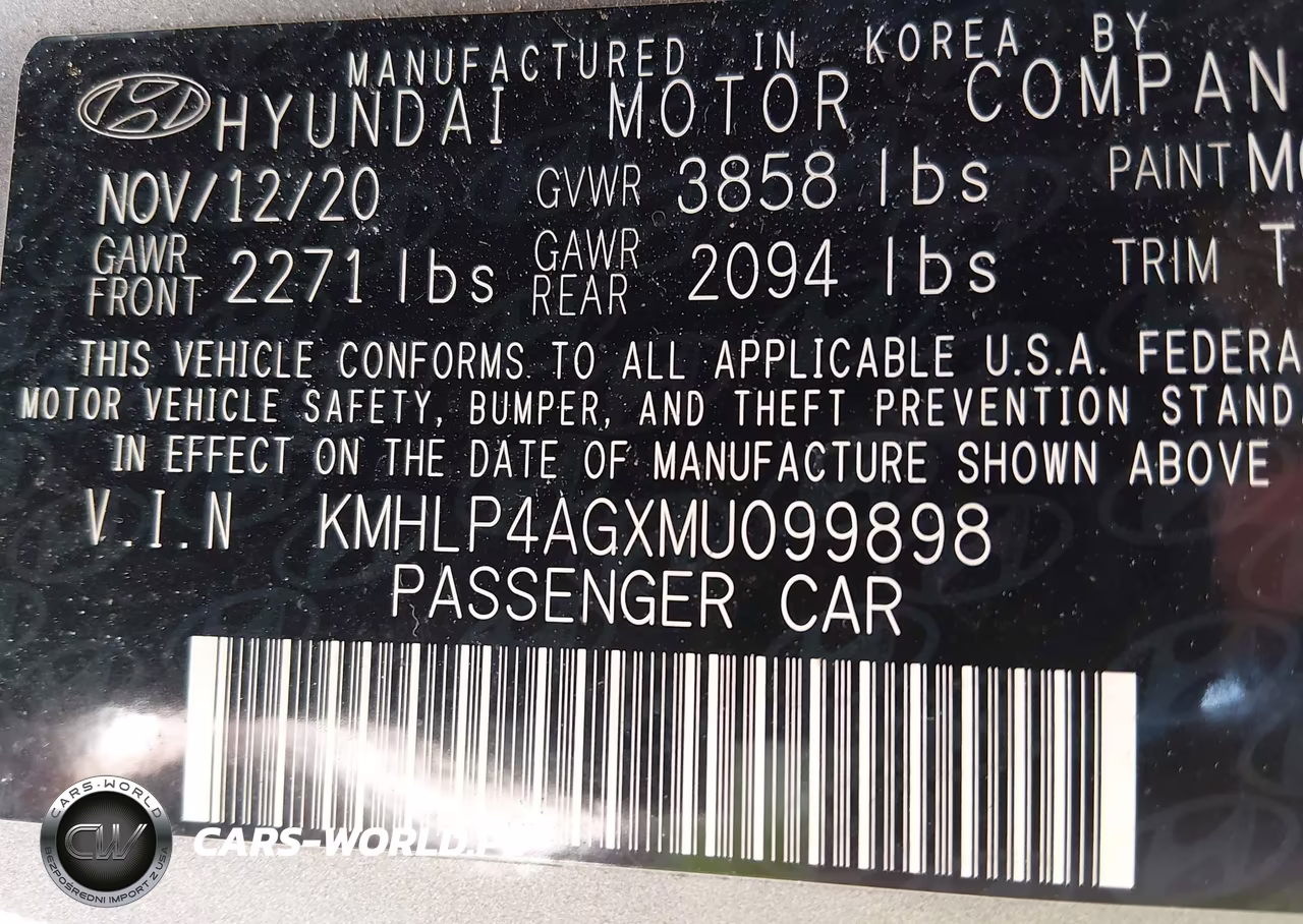 2021 Hyundai Elantra Limited VIN:KMHLP4AGXMU099898 - 9