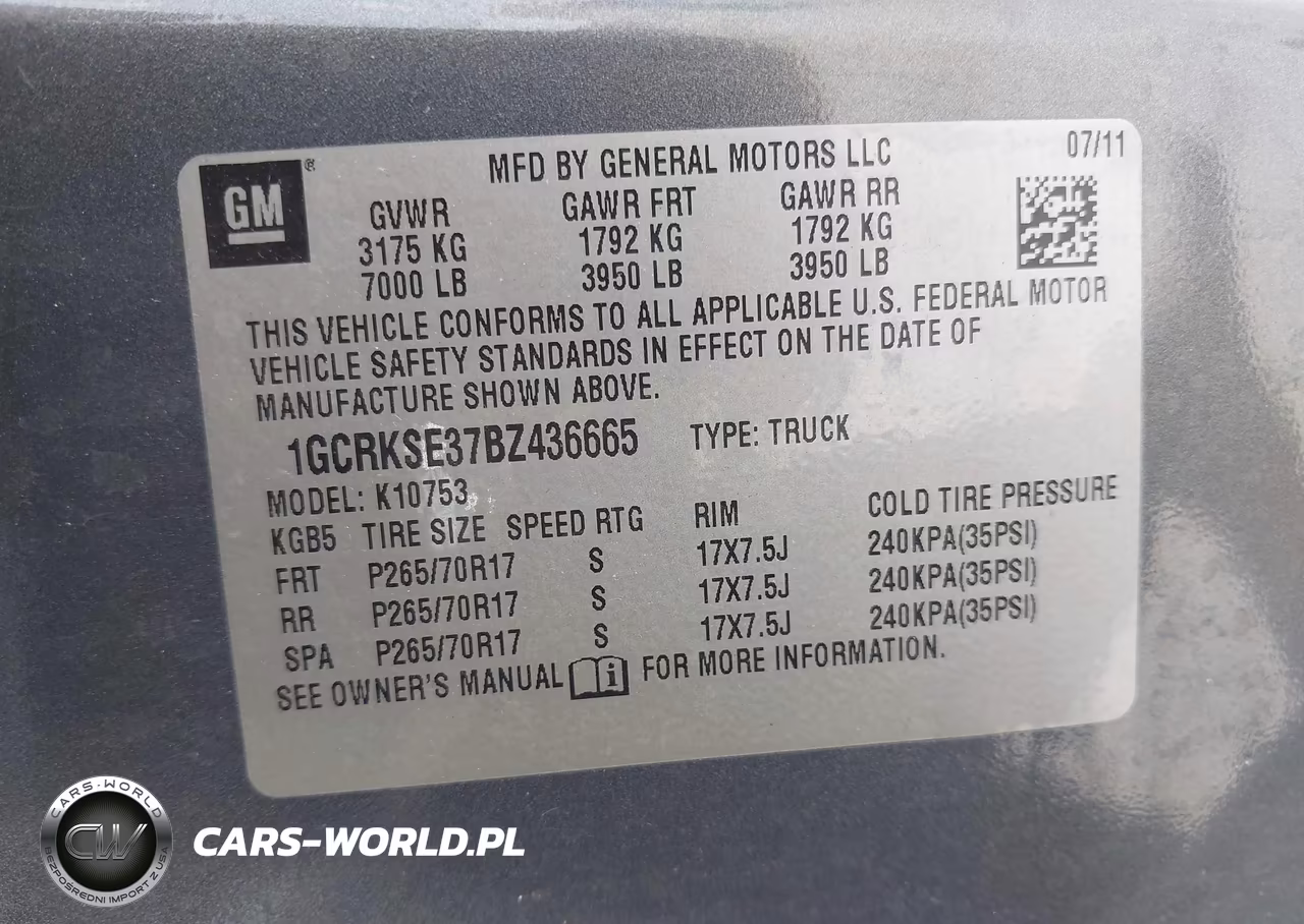 2011 Chevrolet Silverado 1500 Lt VIN:1GCRKSE37BZ436665 - 9