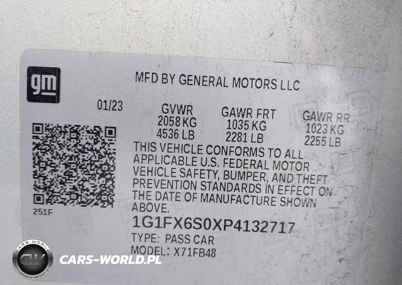 2023 Chevrolet Bolt Ev Fwd 2Lt VIN:1G1FX6S0XP4132717 - 9