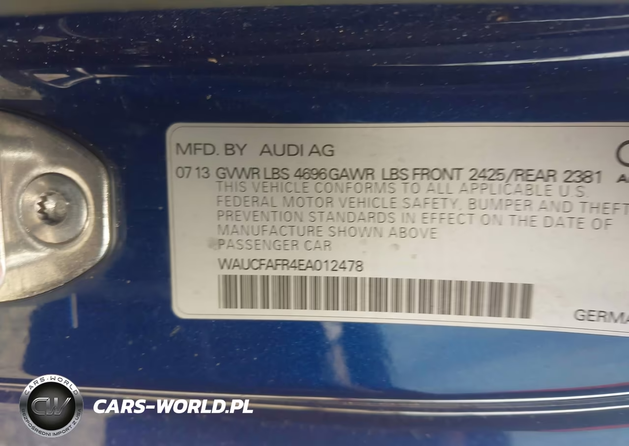 2014 Audi A5 2.0T Premium VIN:WAUCFAFR4EA012478 - 9