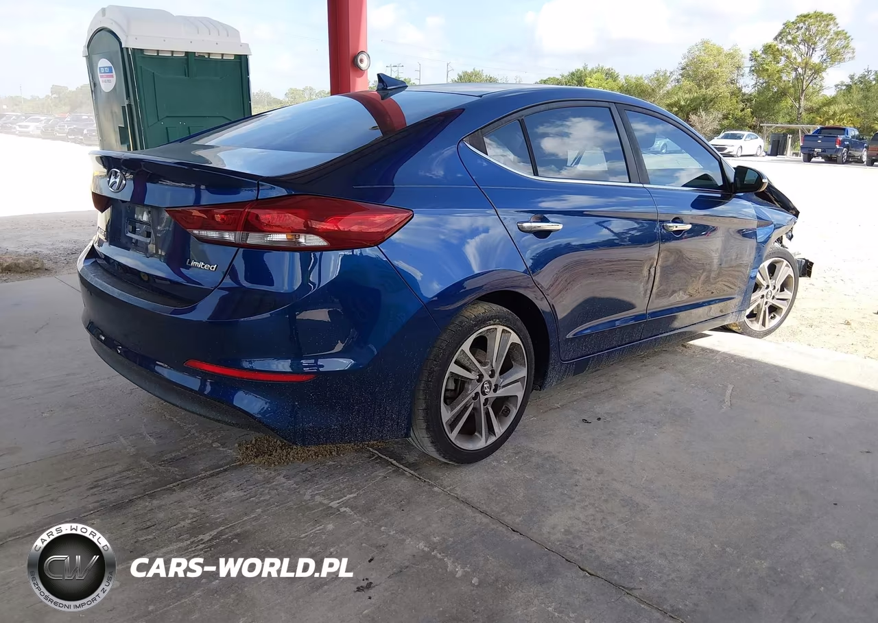 2017 Hyundai Elantra Limited VIN:5NPD84LF9HH081936 - 4