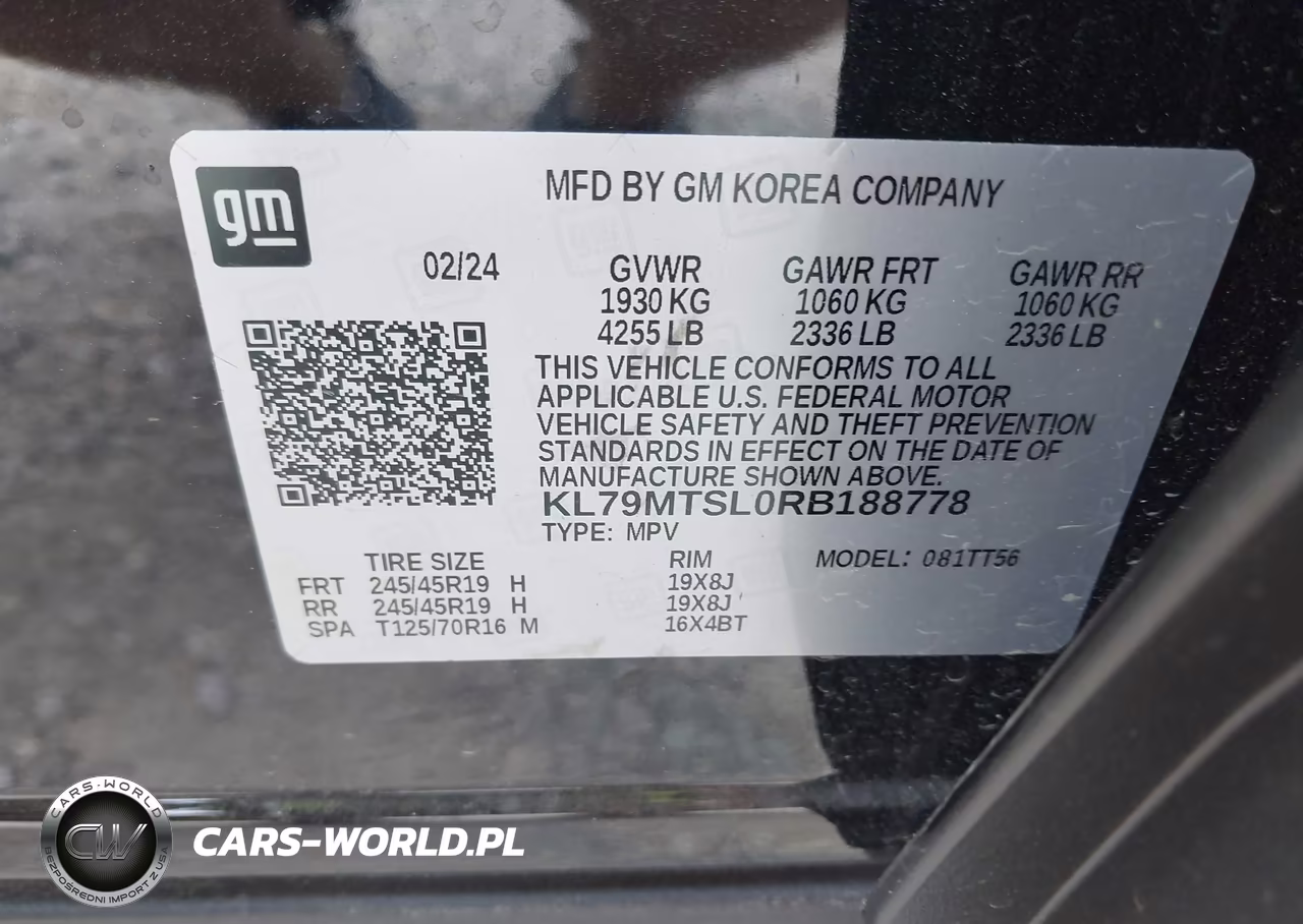 2024 Chevrolet Trailblazer Fwd Rs VIN:KL79MTSL0RB188778 - 9