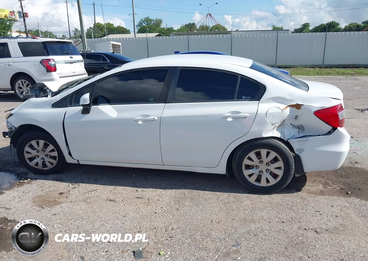 2012 Honda Civic Lx VIN:2HGFB2F50CH309052 - 14