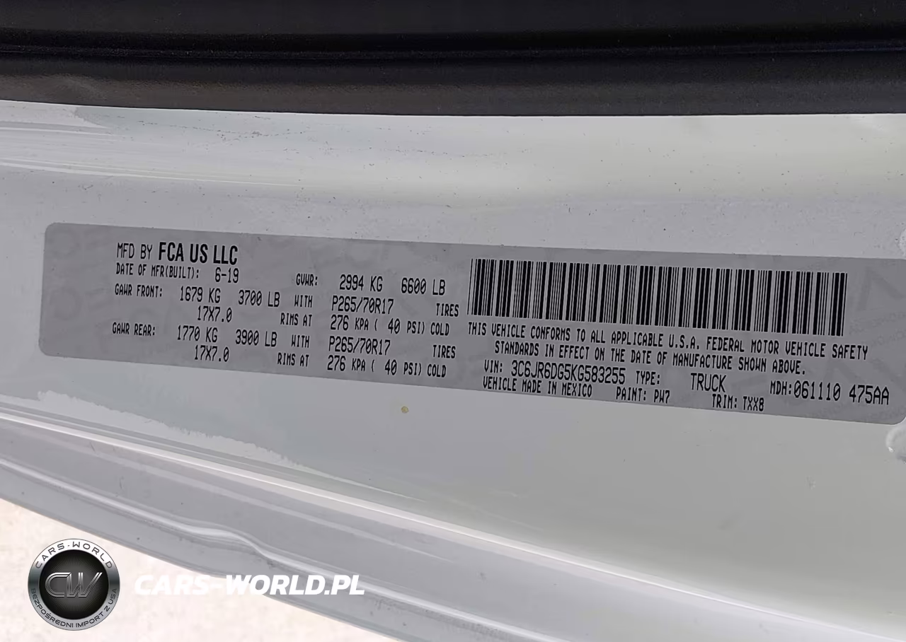 2019 Ram 1500 Classic Tradesman 4X2 8' Box VIN:3C6JR6DG5KG583255 - 9
