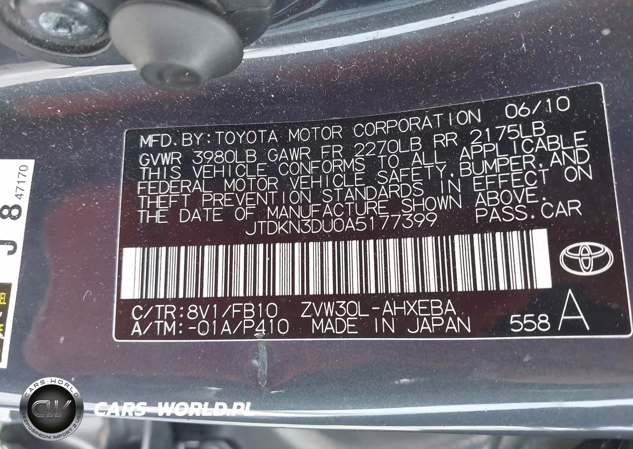 2010 Toyota Prius Ii VIN:JTDKN3DU0A5177399 - 9