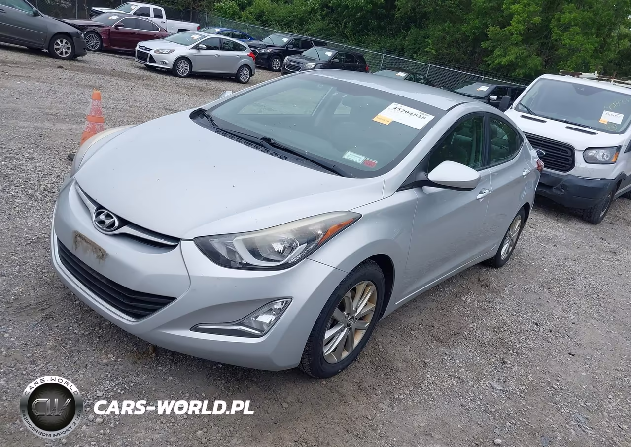2015 Hyundai Elantra Se VIN:KMHDH4AE4FU235851 - 2