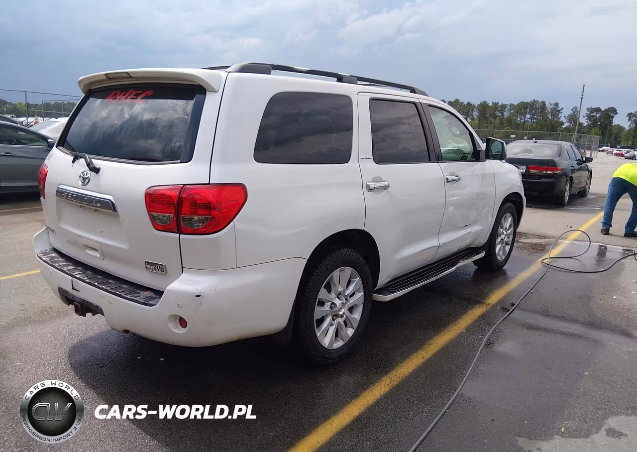 2008 Toyota Sequoia Platinum 5.7L V8 VIN:5TDZY67A58S003616 - 4