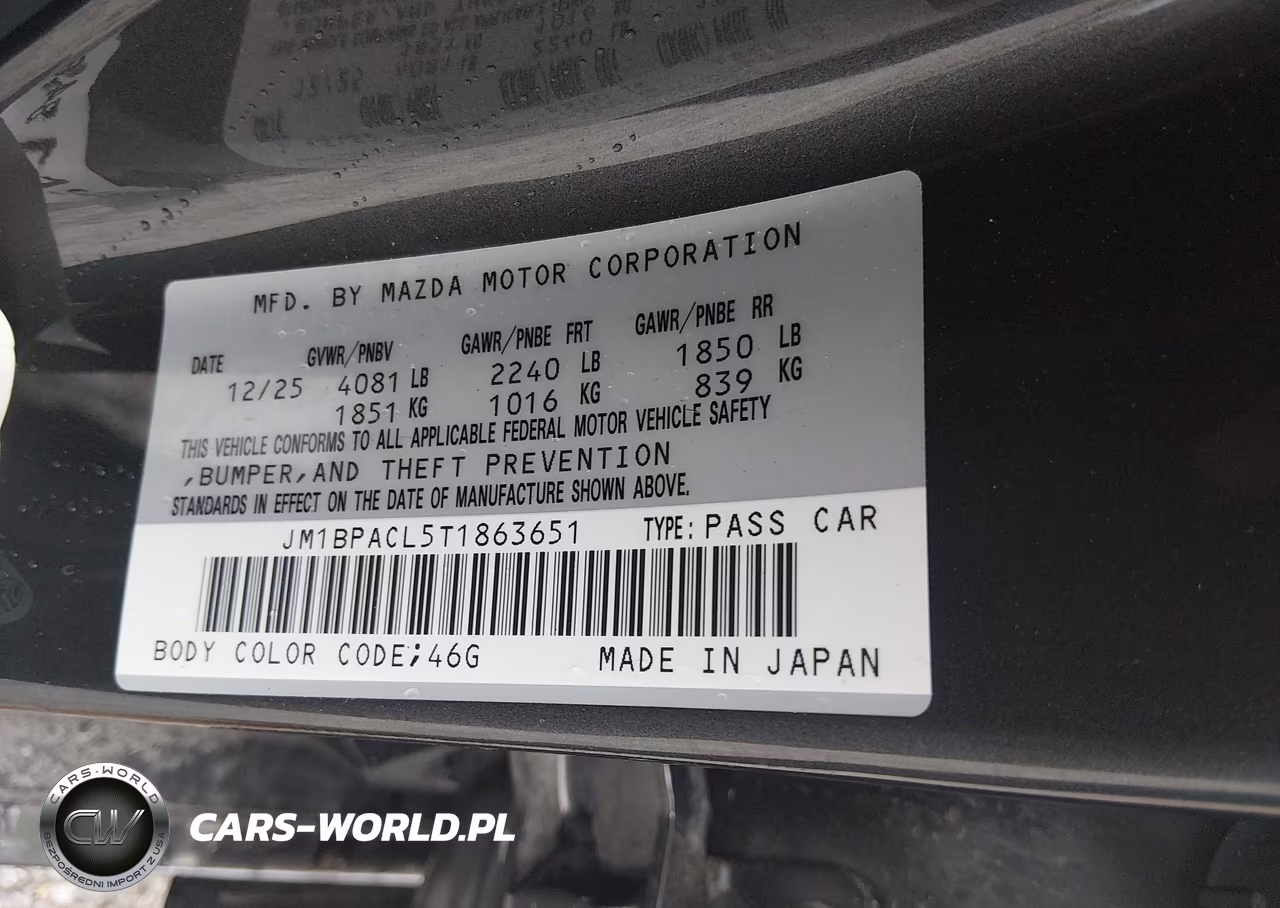 2026 Mazda Mazda3 2.5 S Preferred VIN:JM1BPACL5T1863651 - 9