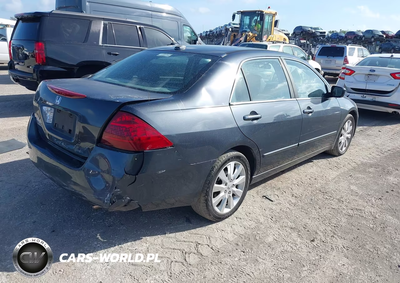 2007 Honda Accord 3.0 Ex VIN:1HGCM66507A036204 - 4