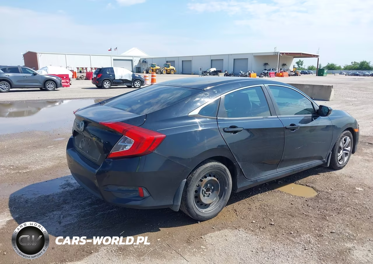 2017 Honda Civic Lx VIN:19XFC2F54HE030489 - 4