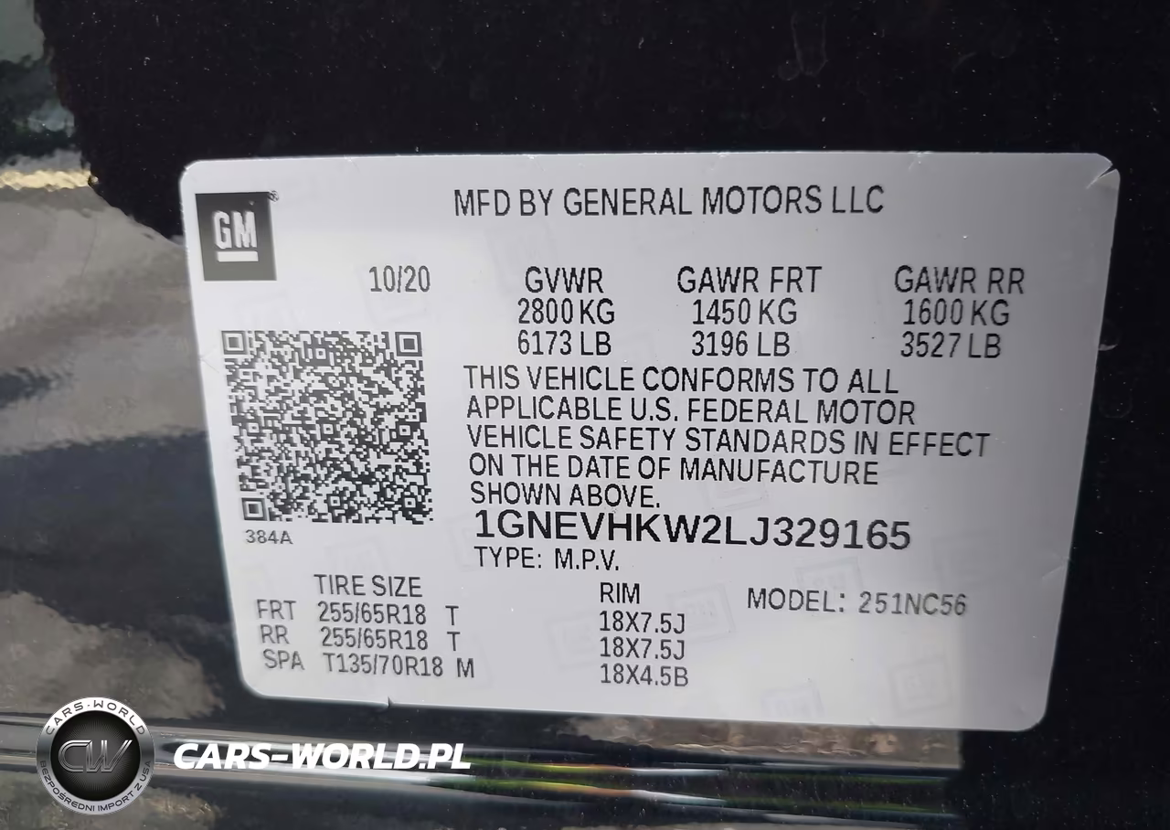 2020 Chevrolet Traverse Awd Lt Leather VIN:1GNEVHKW2LJ329165 - 9