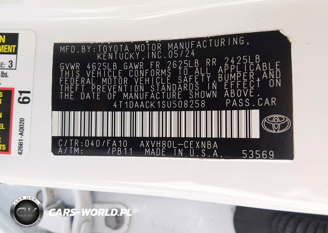 2025 Toyota Camry Le VIN:4T1DAACK1SU508258 - 9
