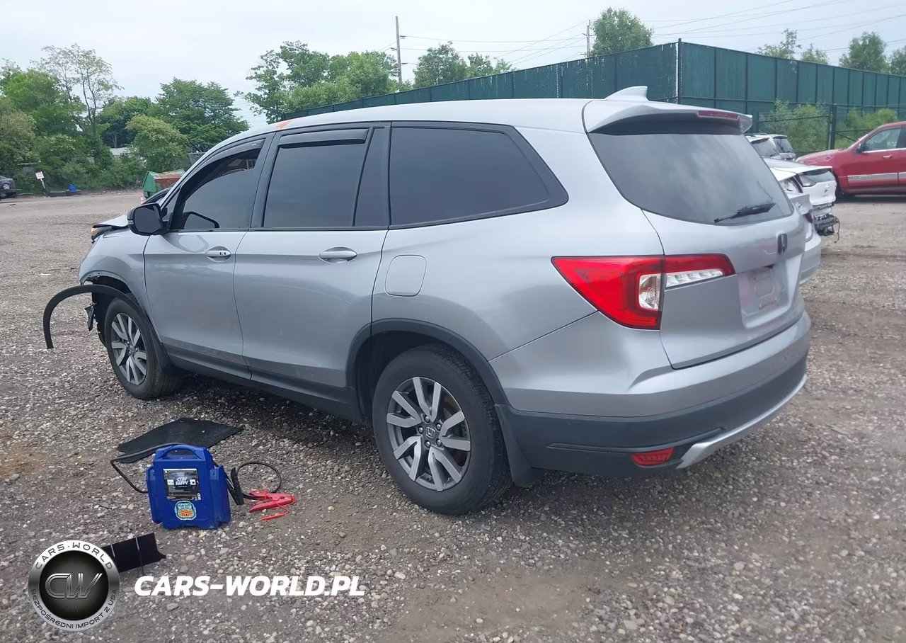 2020 Honda Pilot Awd Ex-L VIN:5FNYF6H51LB038542 - 3
