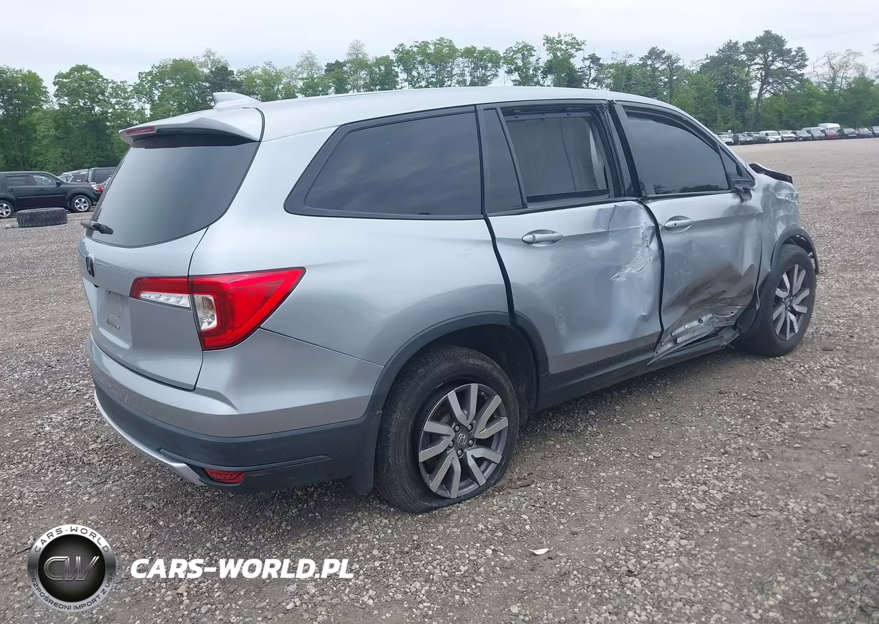 2020 Honda Pilot Awd Ex-L VIN:5FNYF6H51LB038542 - 4
