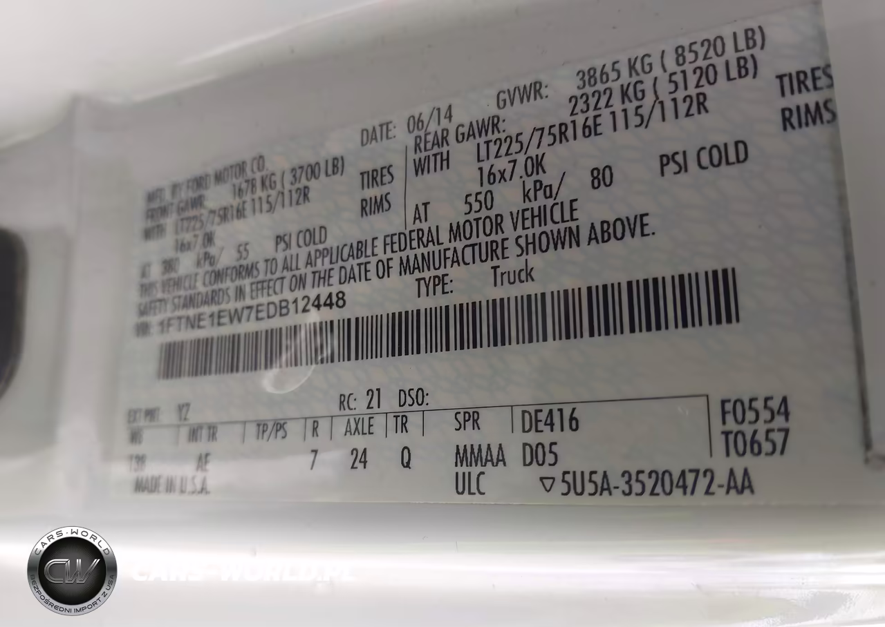 2014 Ford E-150 Commercial VIN:1FTNE1EW7EDB12448 - 9