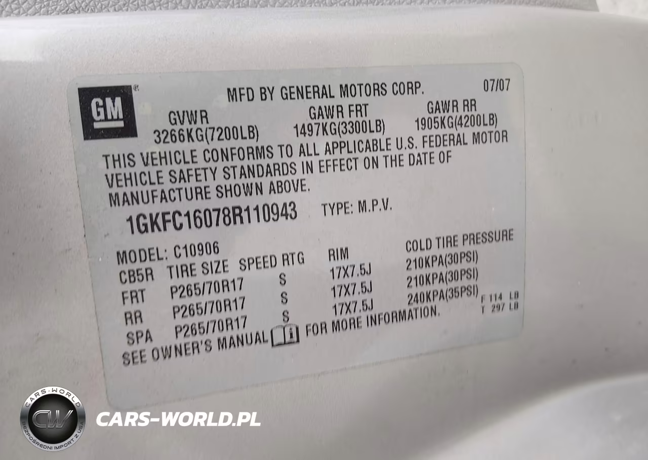 2008 GMC Yukon Xl 1500 Slt VIN:1GKFC16078R110943 - 9